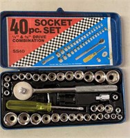 40 Pc. socket set