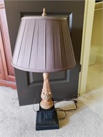 Table Lamp with Palm Motif