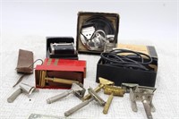 LOT OF COLLECTIBLE RAZORS AND HAIR CLIPPERS