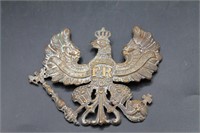 German WW1 Prussian Pickelhaube Helmet Badge