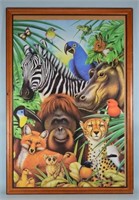 Framed Safari Animals