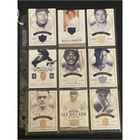 (9) 2012 National Treasures Star Jersey Cards