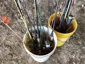 Various fishing rods. Large selection