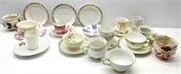 Antique Saucers And Tea Cups