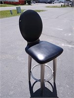 Hi back swivel bar stool