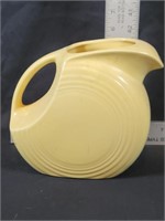 FIESTA YELLOW DISC WATER PITCHER