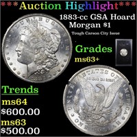 *Highlight* 1883-cc GSA Hoard Morgan $1 Grades Sel