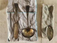 Sterling- Master butter, ladle, server  Wallace