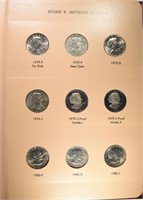 COMPLETE SET OF 18 SUSAN B. ANTHONY DOLLARS/ALBUM