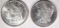 1884-O & 1904-O MORGAN DOLLARS CH BU