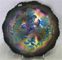 Chrysanthemum ftd lg IC shaped bowl - blue