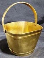 Small Brass Bucket - 5" tall