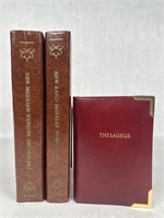 Vintage Atlas, Dictionary, and Thesaurus