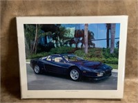 Framed 1987 Ferrari Testarossa Poster