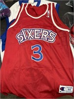 ALLEN IVERSON #3 SIXERS BASKETBALL JERSEY