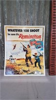 Remington dupont tin sign