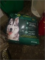 Bag of dog food