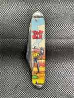 TOM MIX USA NOVELTY KNIFE CO. FOLDING POCKET KNIFE