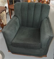 Oversized Casual Chair - Dark Sage Colour