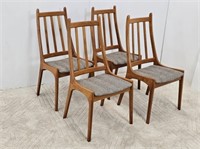 SET OF 4 TEAK CHAIRS BY NORDIC
