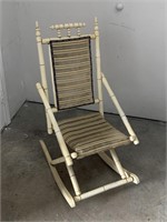 Antique Bohemian Style Short Rocking Chair