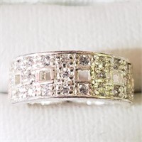 $160 Silver CZ Ring