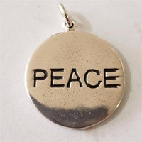 $100 Silver Peace Pendant