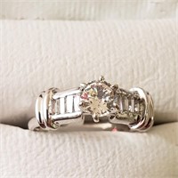 $200 Silver CZ Ring