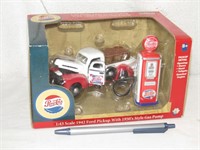 Pepsi Cola 1942 Ford Pickup w/ 1950's Style Pump