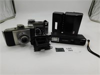 LOT OF VINTAGE FILM CAMERAS, AS IS - PARTS