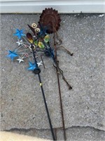 Selection of Metal & Wire Garden Ornaments