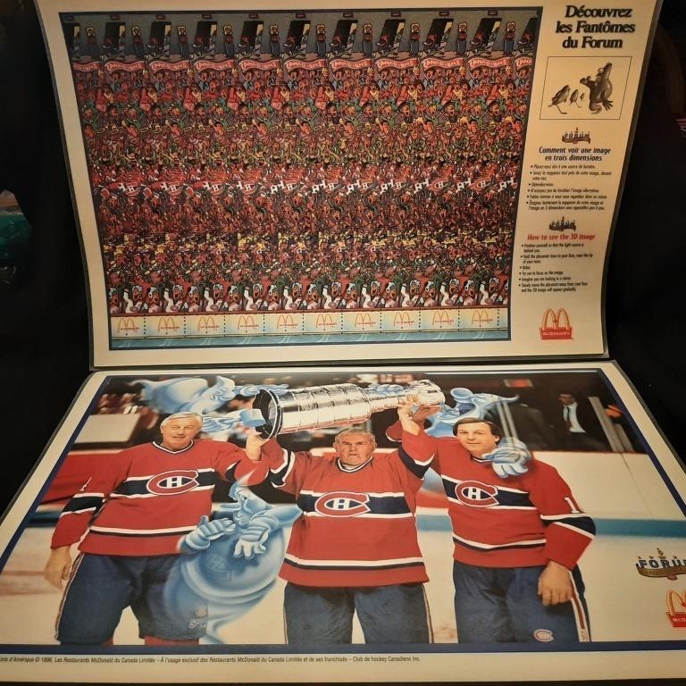 2 x Montreal Canadiens Casper McDonalds Mats