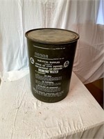 Army Surplus Metal Drinking Water Drum.