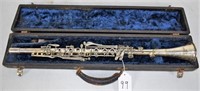 Renne'duval brass clarinet, serial #59179 w/case