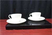 Two Sets of Royal Doulton Cup and Saucer