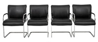 Modern Cantilevered  Armchairs, 4