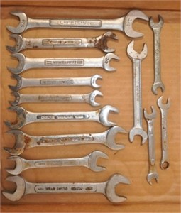 Open end wrenches incl Craftsman
