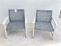 2PC OUTDOOR PATIO ARMCHAIRS