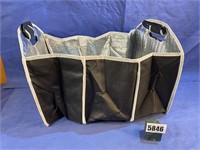 Insulated Tote w/Compartments, Collapsible