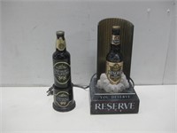 Miller Lamp W/Herman Joseph's 1868 Bottle See Info