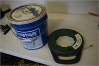 Bucket of Poly Line & Steel Fish Tape