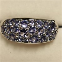 $300 Silver Tanzanite Ring