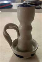 POTTERY PIECE-CANDLE STICK HOLDER
