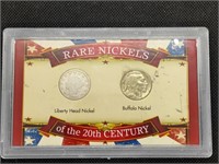 Rare Nickels of the 20th Century coin collection