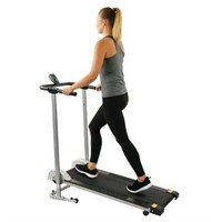 Sunny Health Manual Treadmill  Compact & Foldable