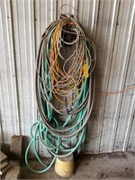 Garden hose, extension cords