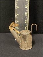 Small, Early, Miners Oil Wick Torch Light