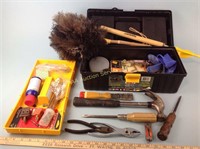 Toolbox and contents including hand tools