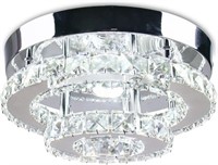 $90-Cainjiazh Mini Chandelier LED Crystal Ceiling