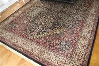 Area Rug, 93x131, Some damage on one corner as